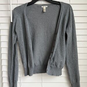 Cute Grey Women's Cardigan